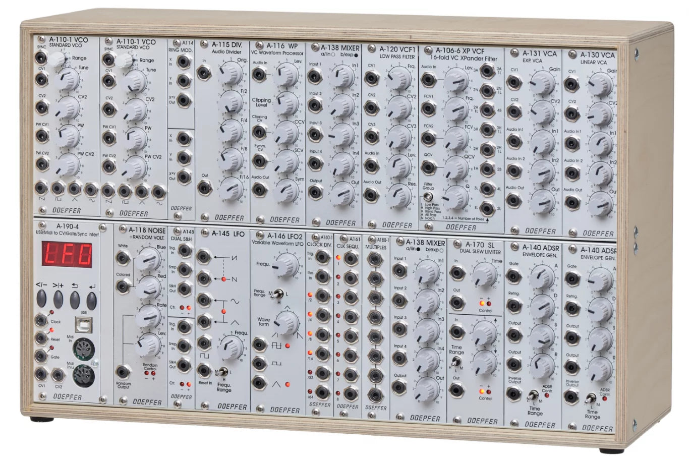 Doepfer A-100 Basic System 2 LC6 PSU3