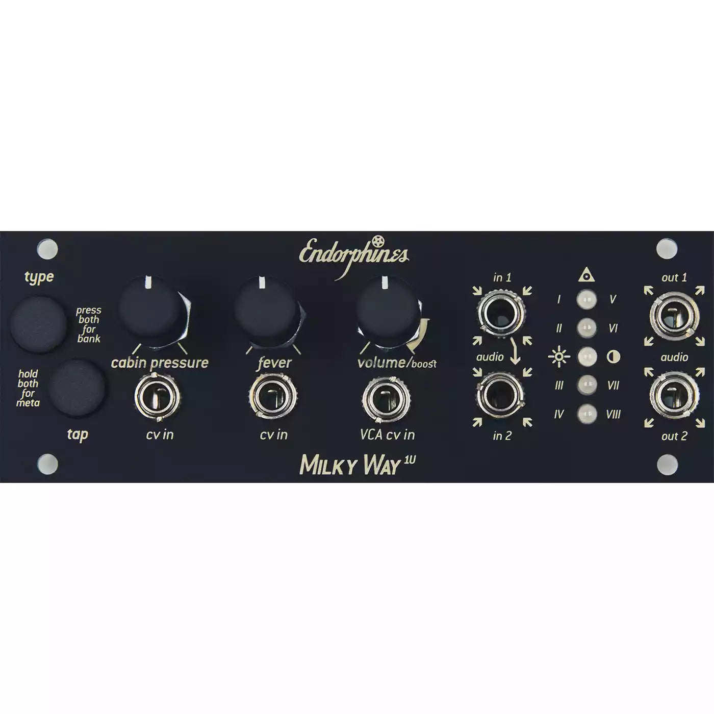 Endorphin.es 1U Milky Way Black
