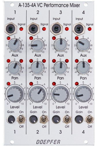 Doepfer A-135-4A/B VC Performance Mixer (A+B)