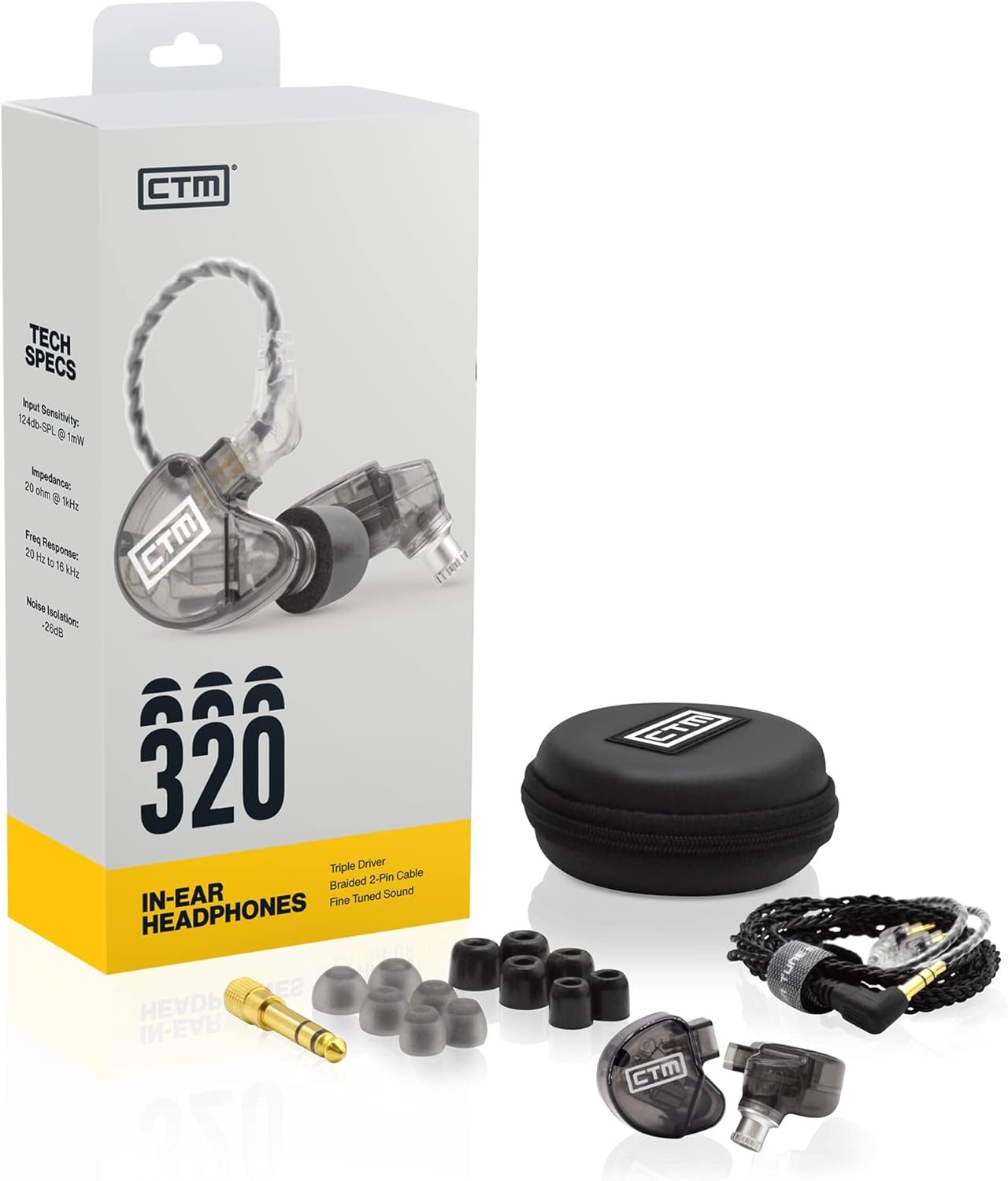 Clear Tune Monitors CE320 SMOKE