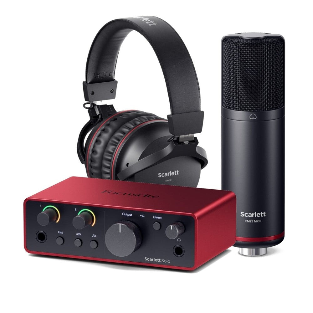 Focusrite Scarlett Solo Studio 4th Gen – T Studio