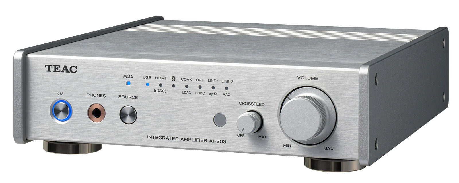 Teac AI-303 USB DAC Amplifier Silver