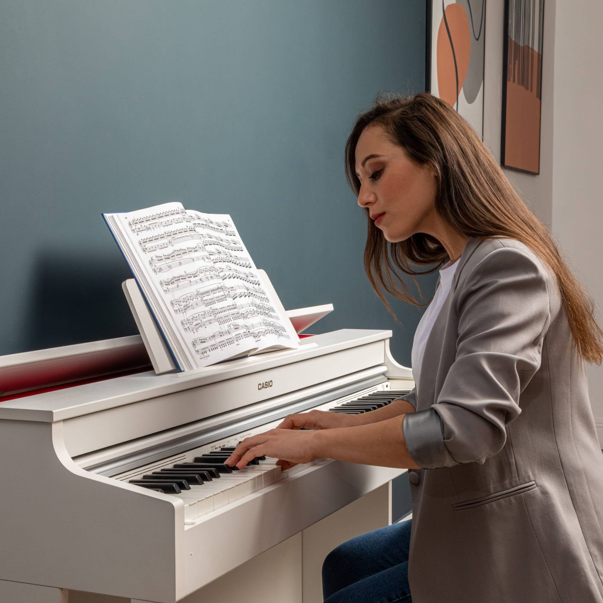 Casio AP-470 Celviano Series Digital Piano (White)