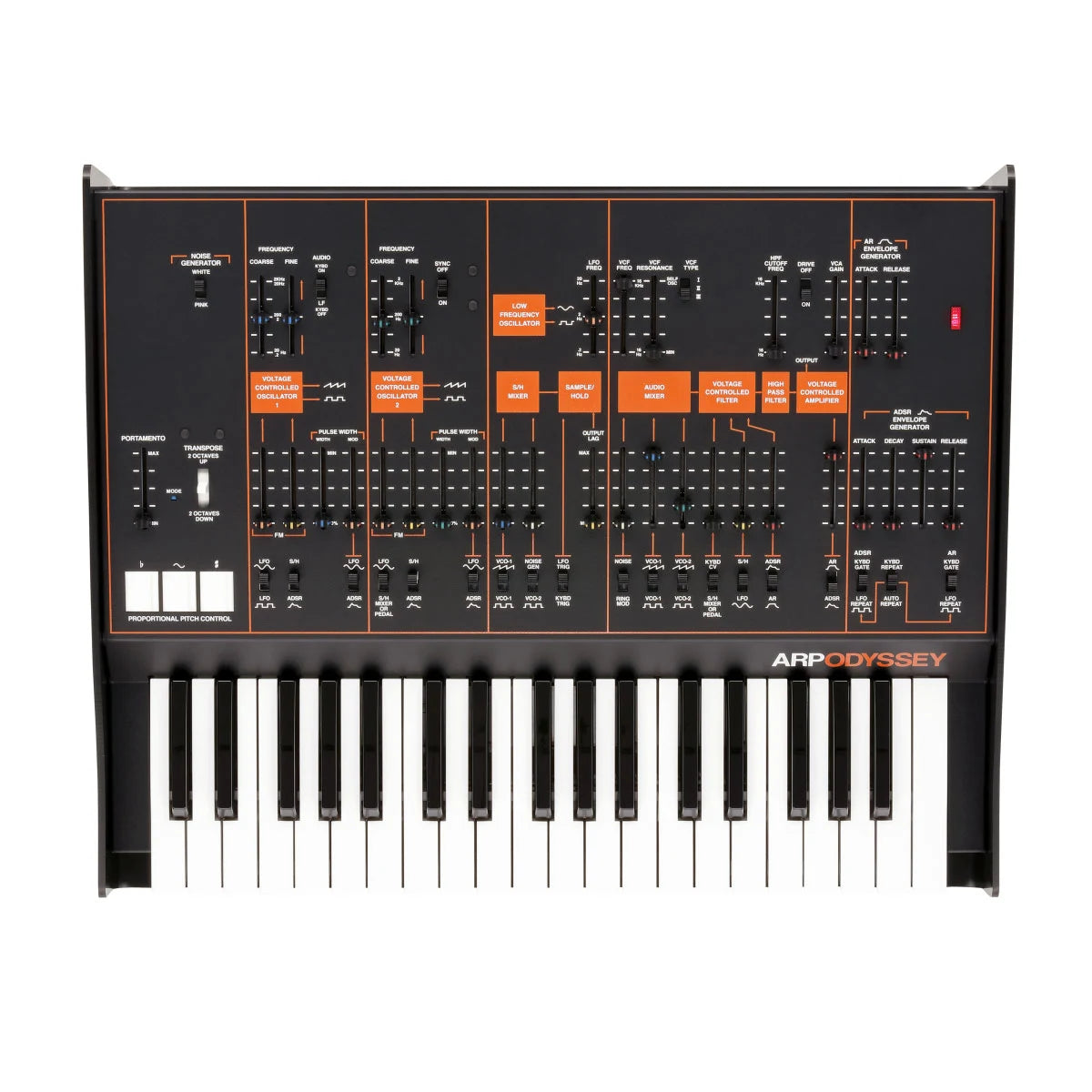 Korg ARP Odyssey FS Rev3 – Black/Orange