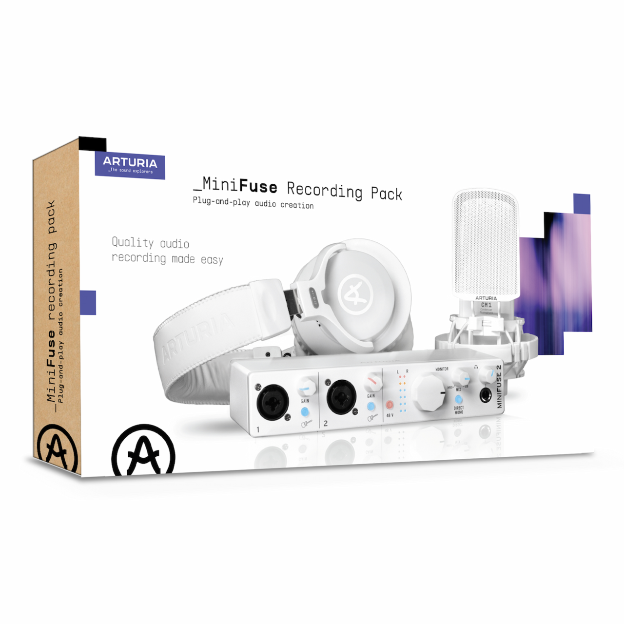 Arturia MiniFuse Recording Pack White