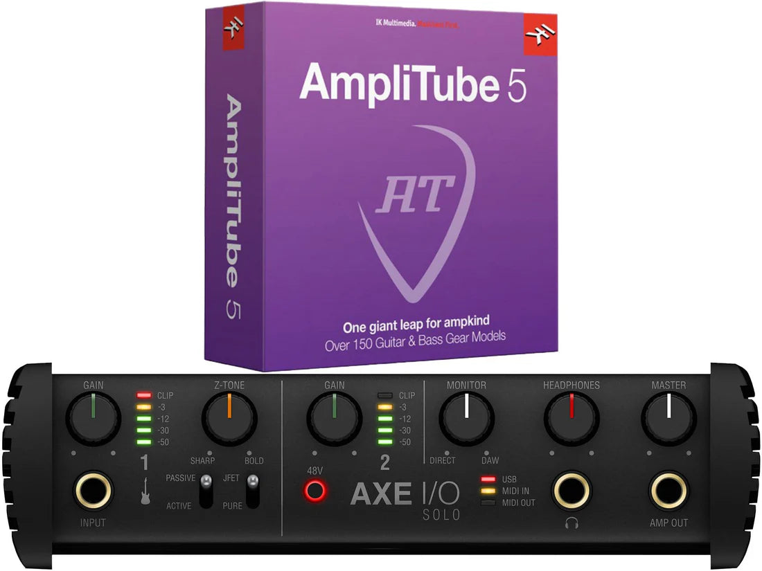 IK Multimedia AXE I/O Solo + AmpliTube 5 Bundle