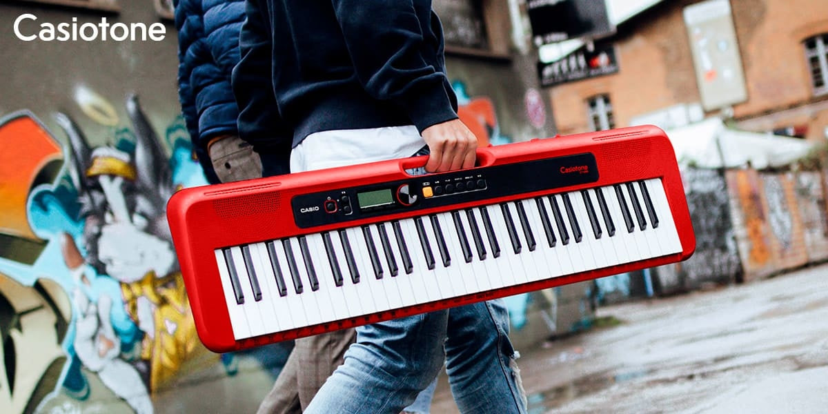CT-S200 Casiotone Series Keyboard (Red)