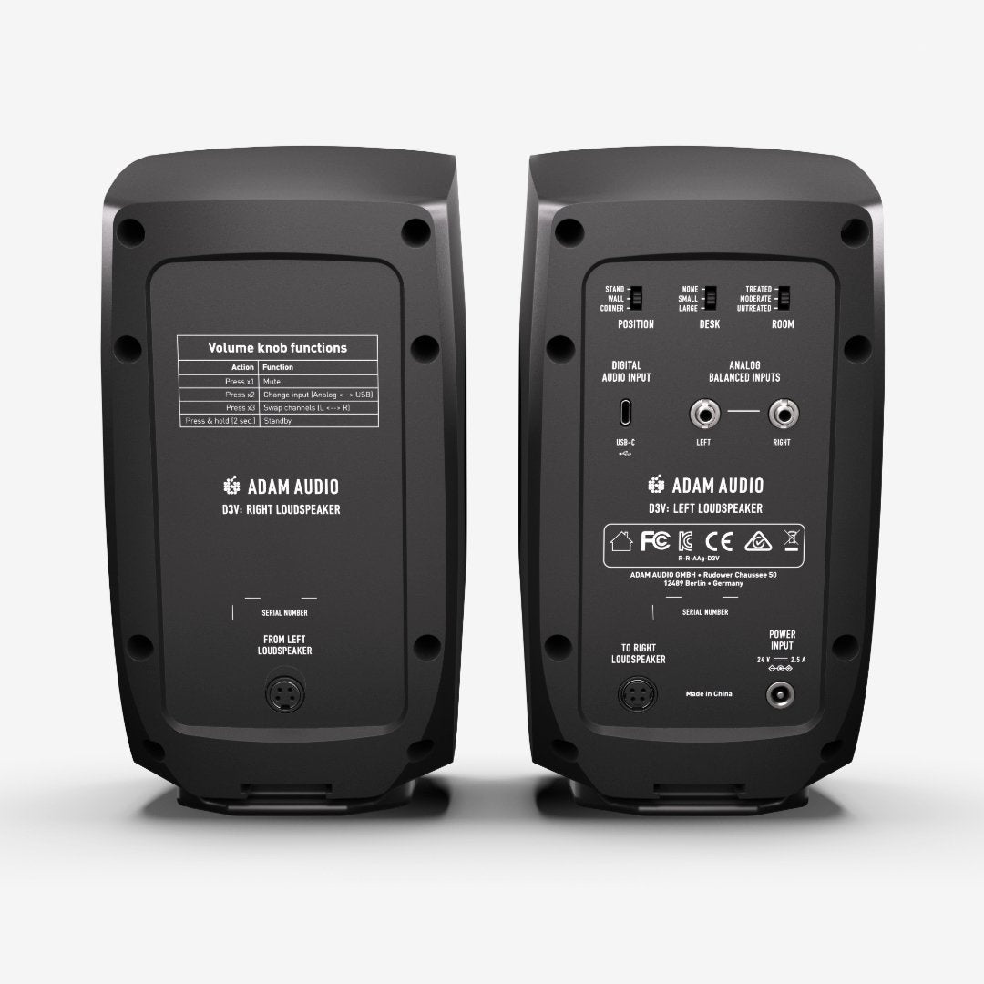 Adam Audio D3V Black