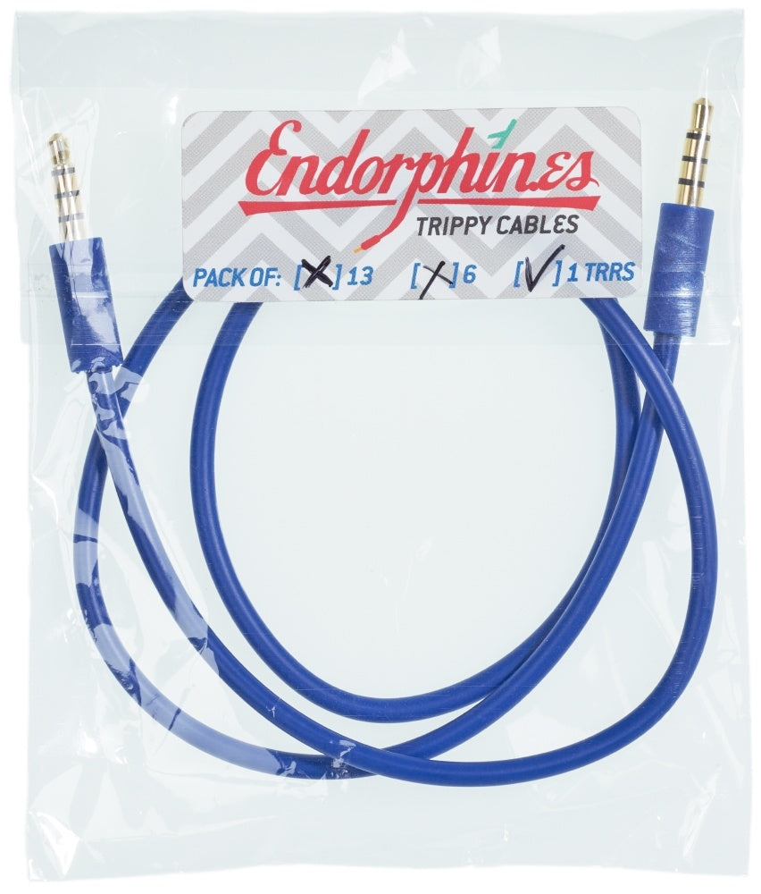 Endorphin.es Trippy Cables 16 Cables blue, 60cm