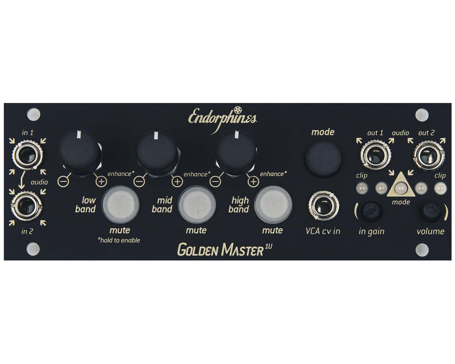 Endorphin.es 1U Golden Master Black