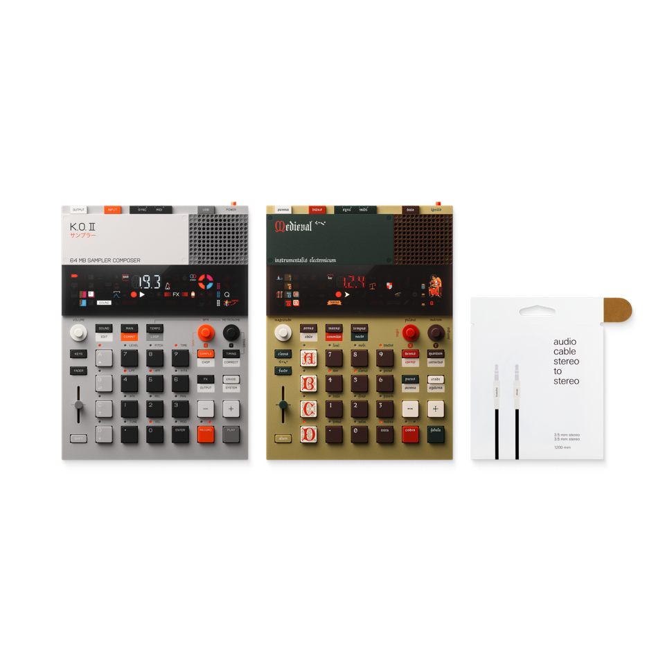 Teenage Engineering EP–133 + EP–1320 + textile 3.5mm cable (TE014XS030)