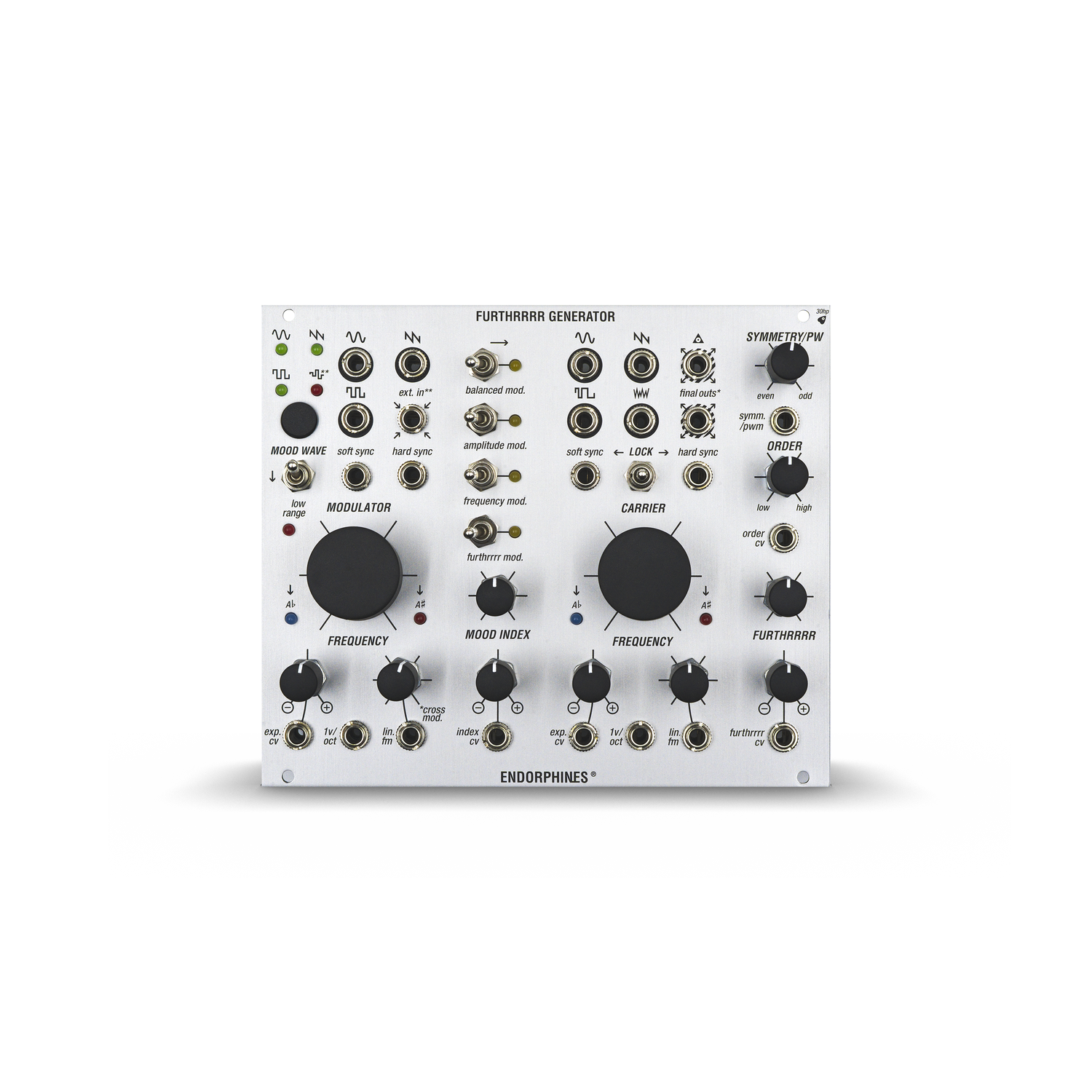 Endorphin.es Furthrrrr Generator Dual VCO Silver