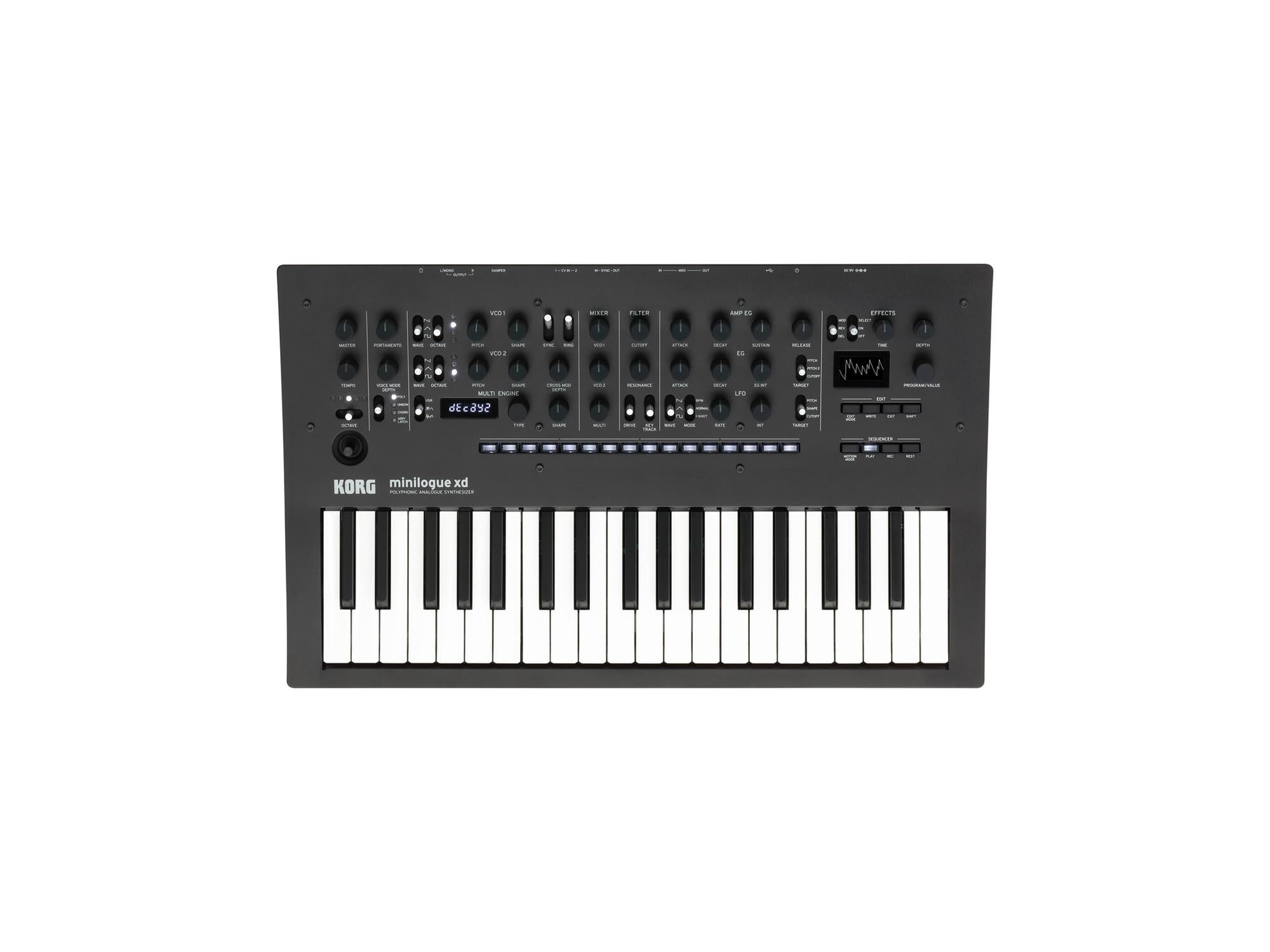 Korg Minilogue XD polyphonic analogue synthesizer