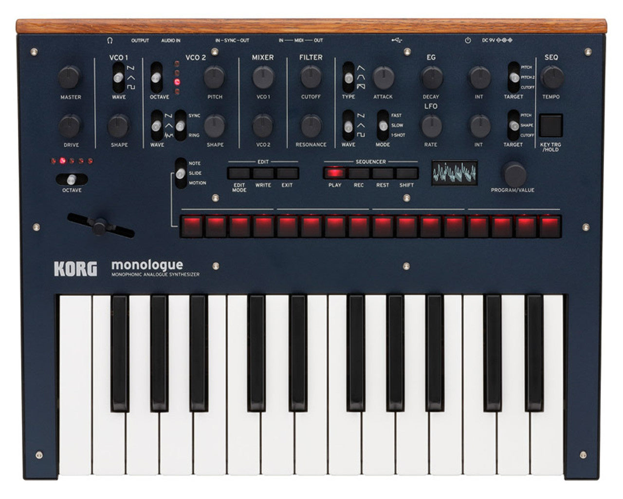 Korg Monologue monophonic analogue synthesizer (Dark blue)