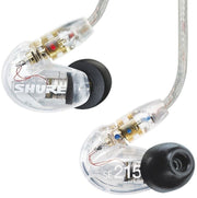 Shure SE215-CL-EFS In-Ear Earphones (Clear)