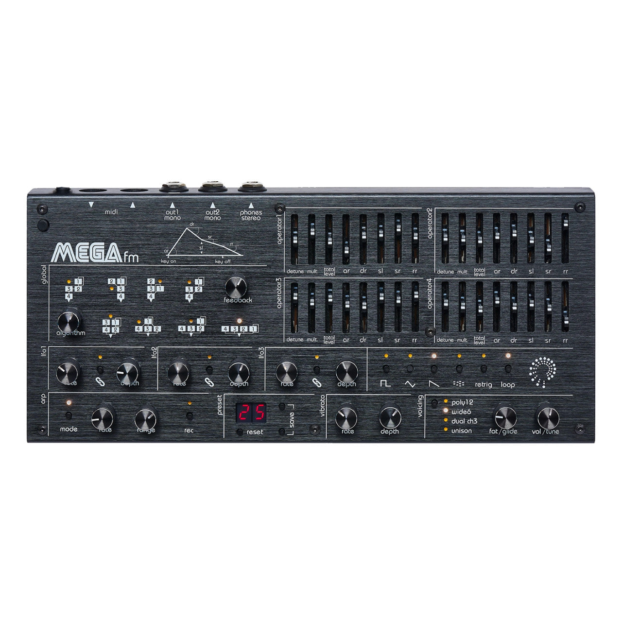 Twisted Electrons MEGAfm MKII FMシンセサイザー Twisted Electrons MEGAfm MKII – T Studio