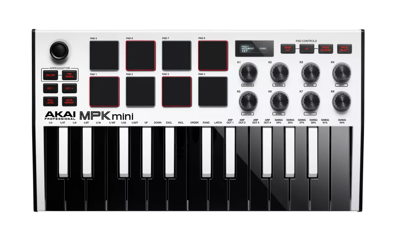 AKAI MPK Mini MK3 Limited Edition White