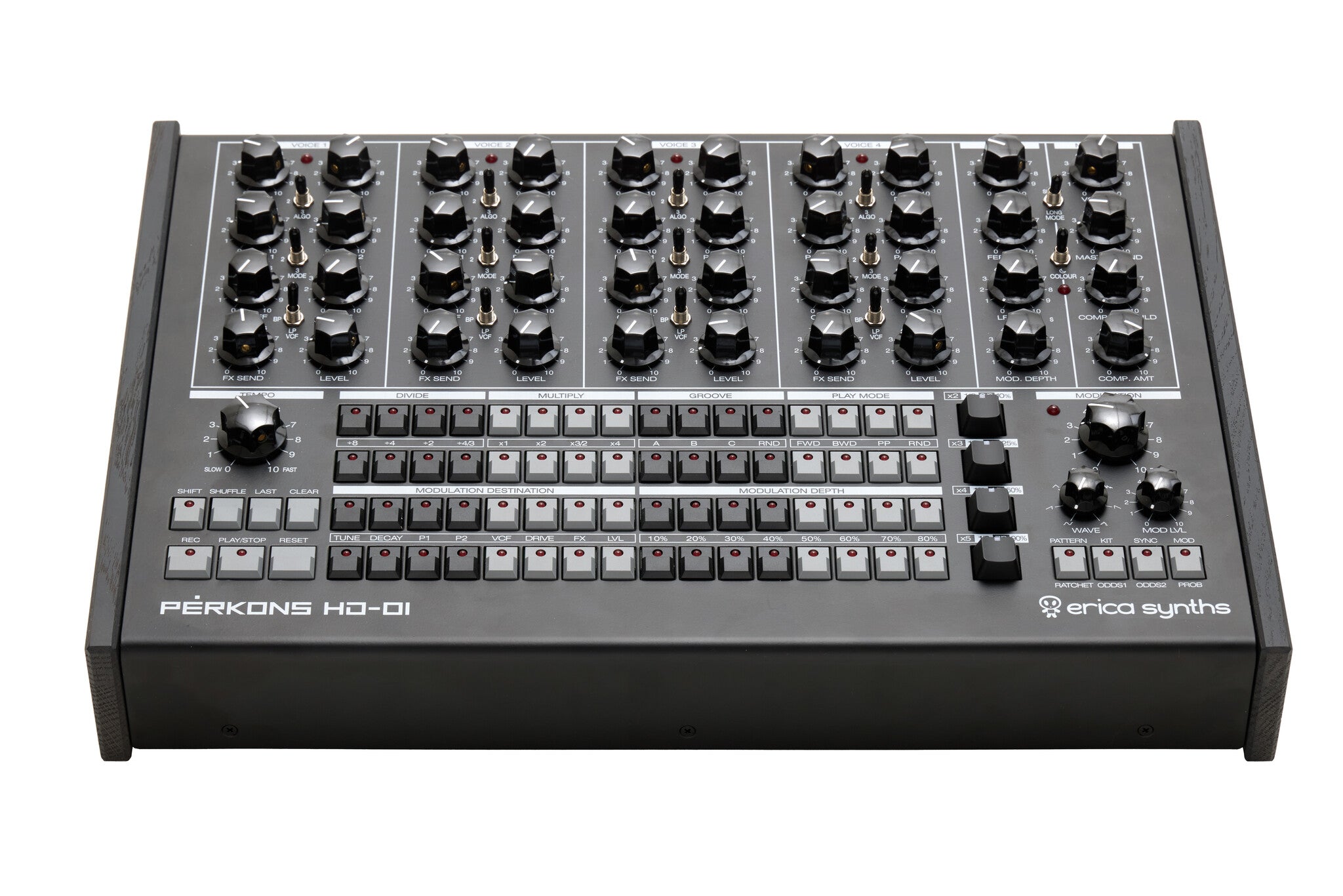 Erica Synths Perkons HD-01 Black + Free Decksaver