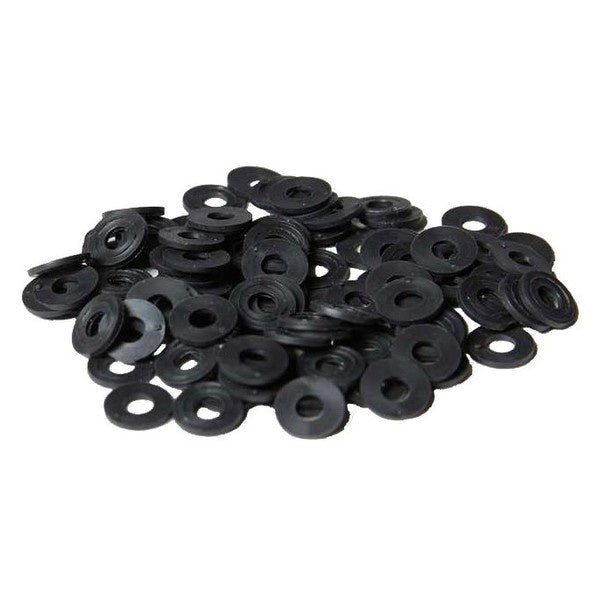Frap Tools Black Plastic Washers pack 100 pcs