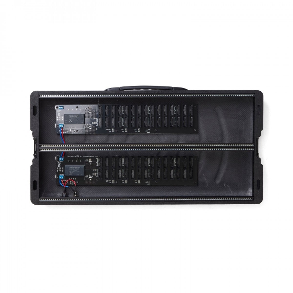 Erica Synths 2x104HP Carbon Fiber Travel Case with Lid (EU plug)