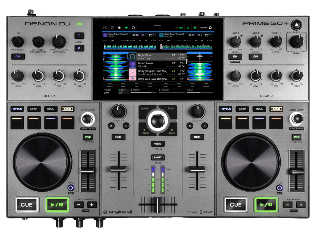 DENON DJ PRIME GO コントローラー Denon DJ PRIME GO+ – T Studio