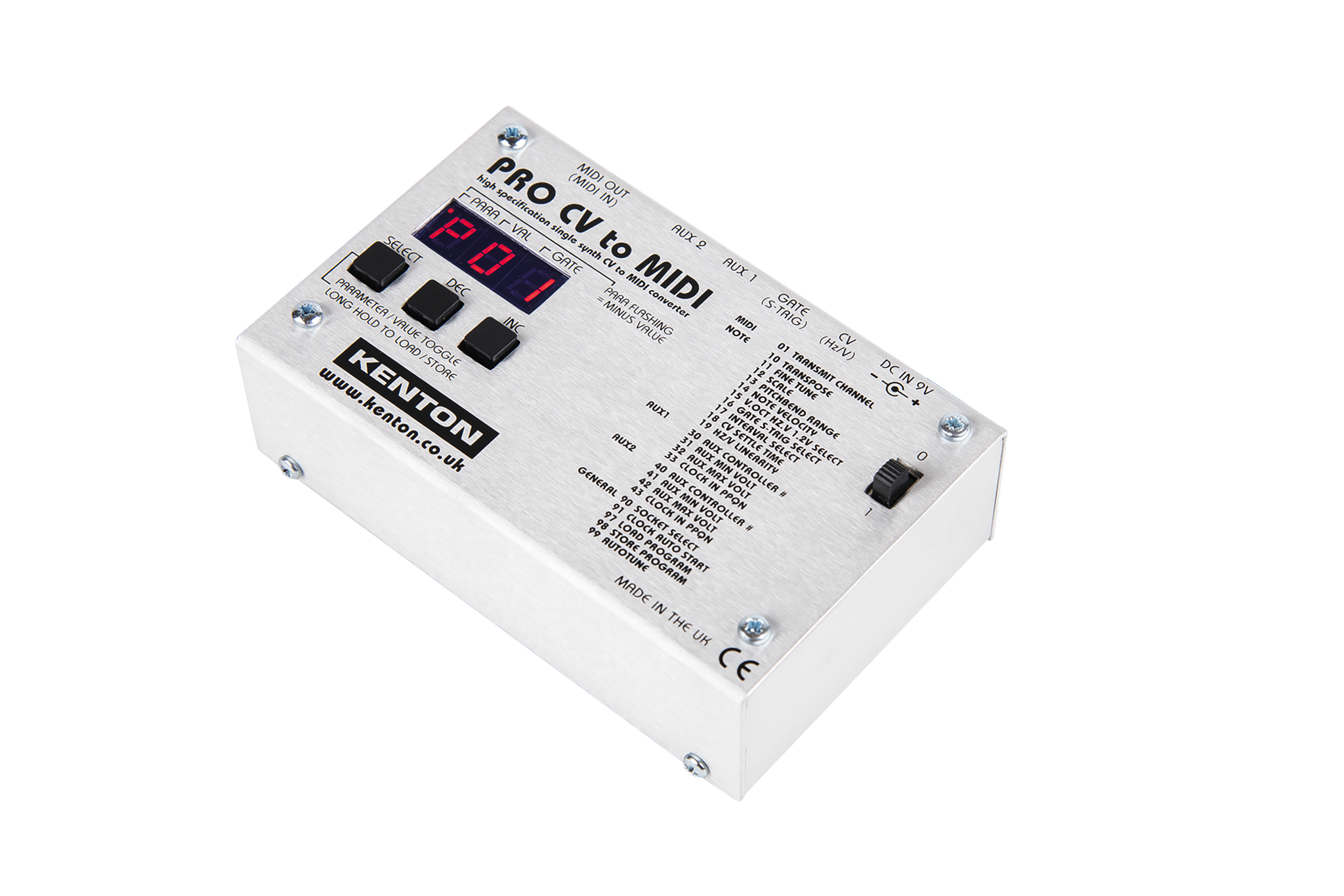 Kenton Pro CV to MIDI