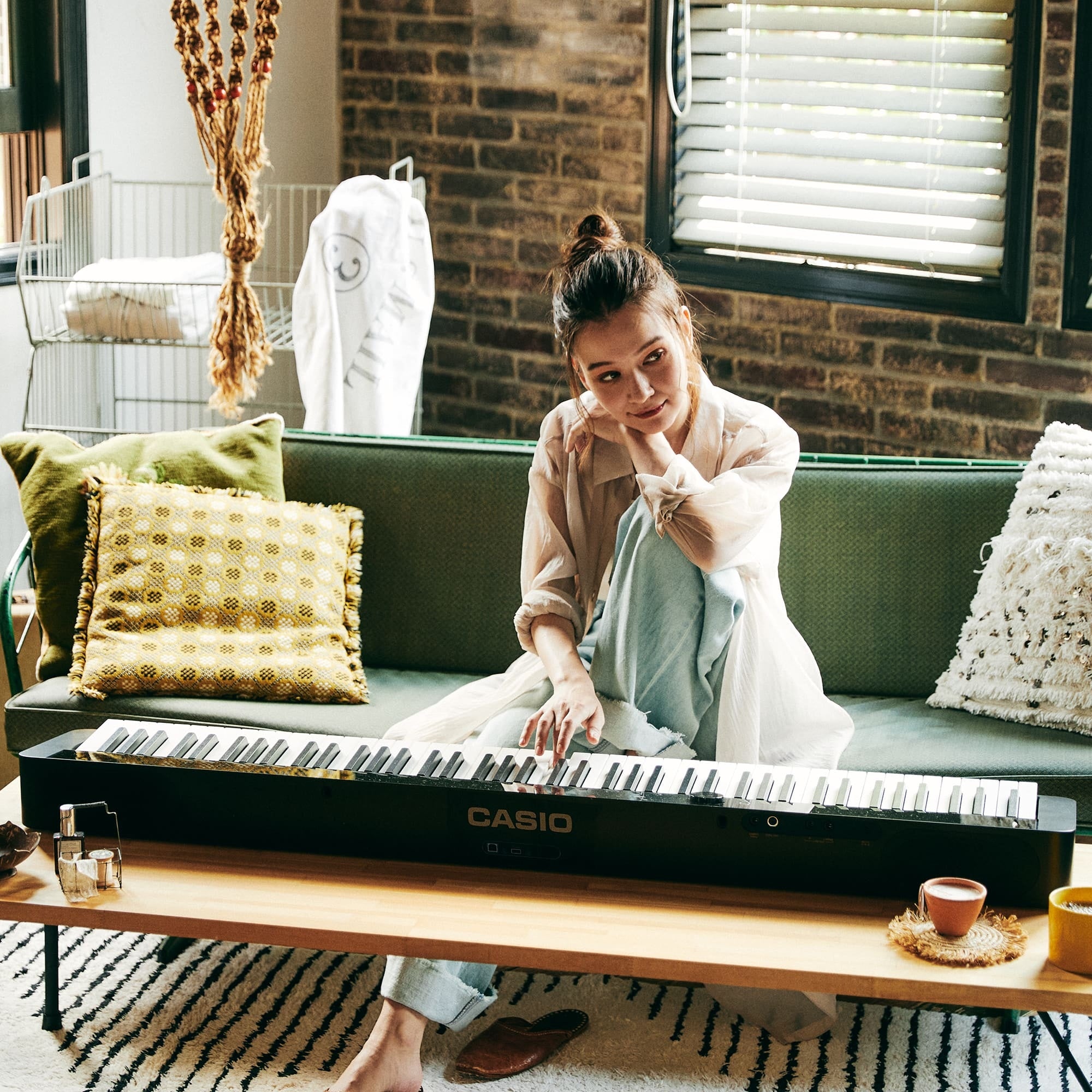 Casio PX-S1100 Privia Series Compact Digital Piano (Black)