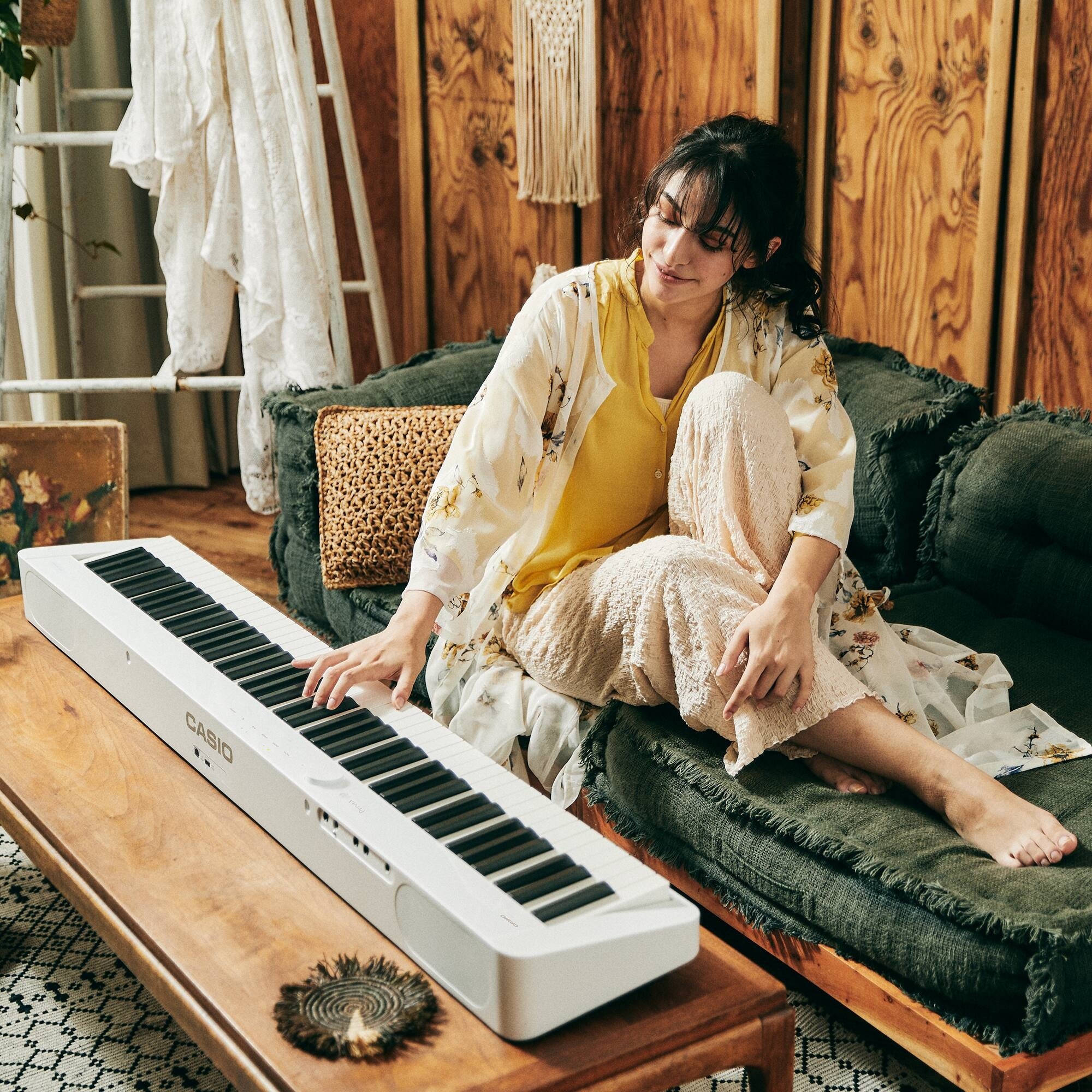 Casio PX-S1100 Privia Series Compact Digital Piano (White)