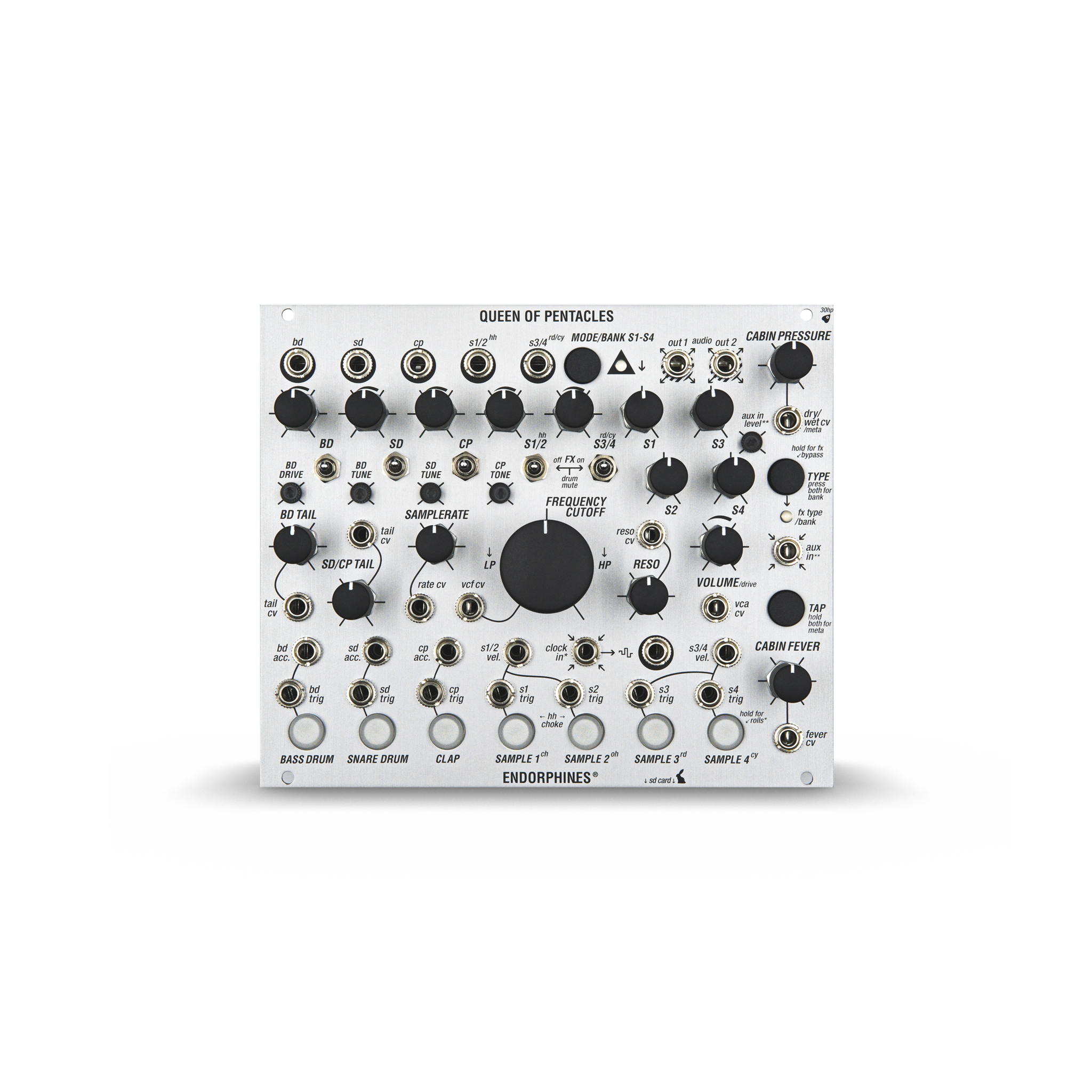 Endorphin.es Queen of Pentacles silver