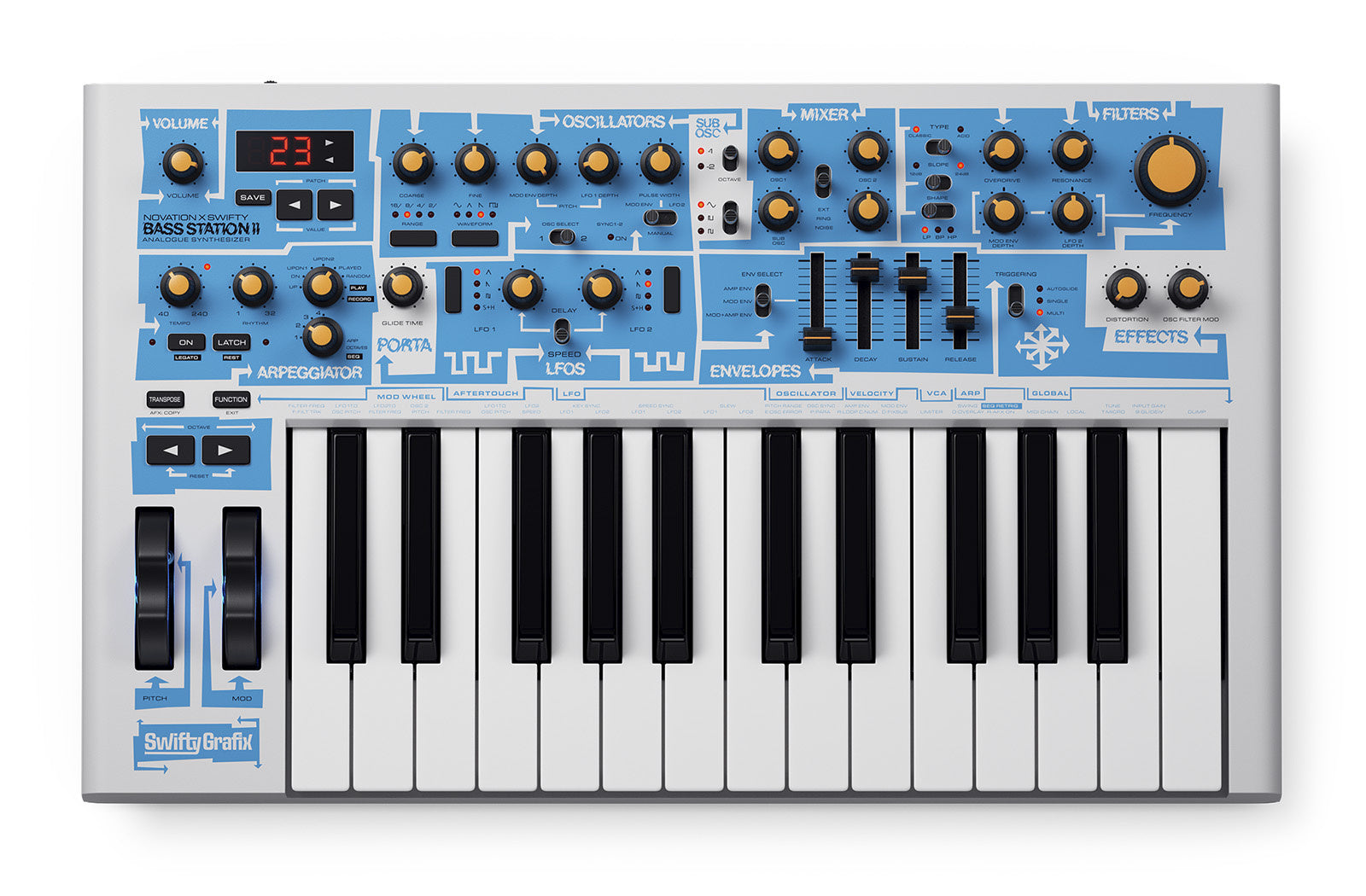 鍵盤楽器 Novation Bass station2 swiftly edition Novation Bass Station II Swifty Edition – T Studio