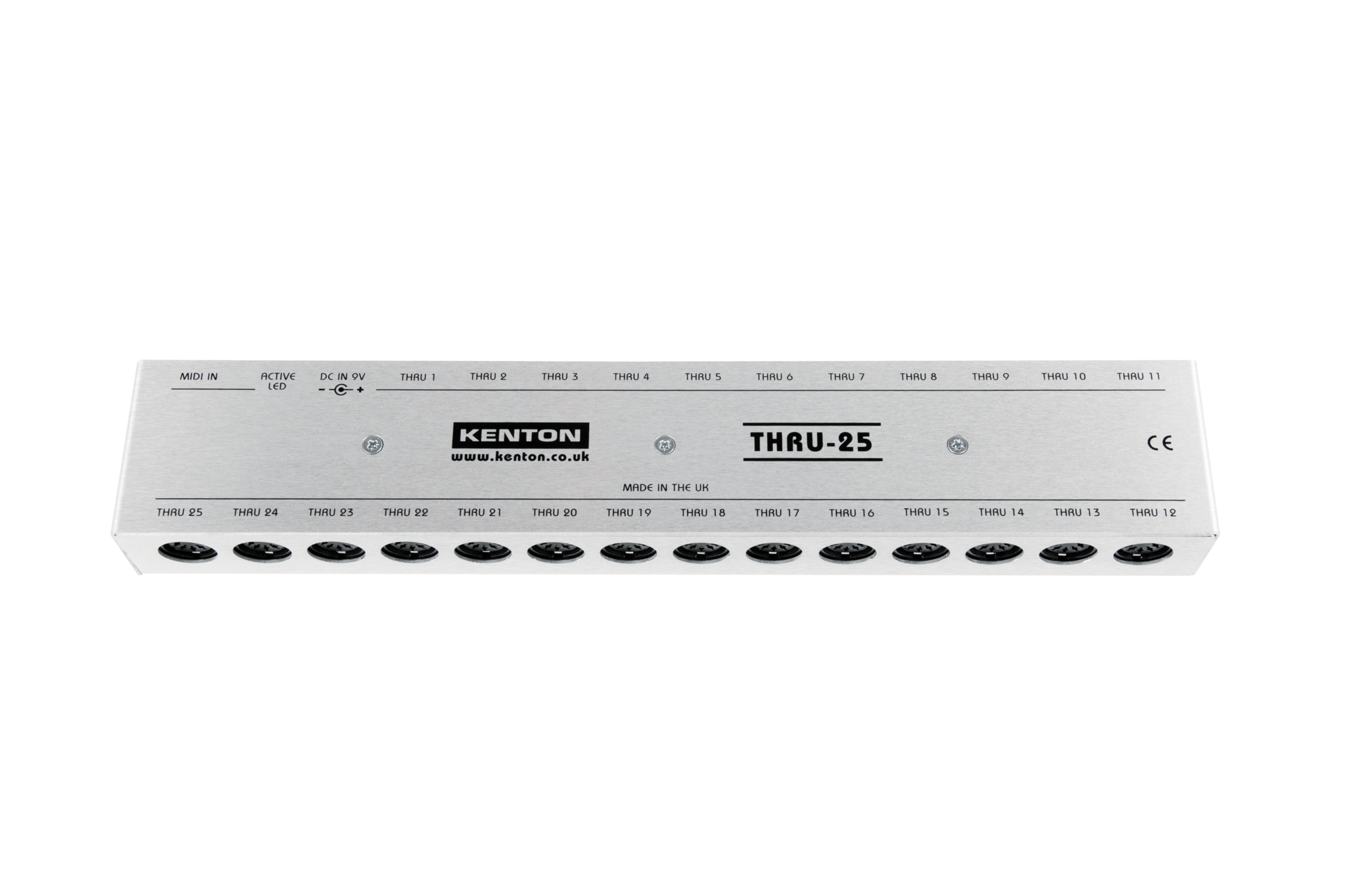 Kenton Thru 25 – 1 MIDI IN to 25 THRU