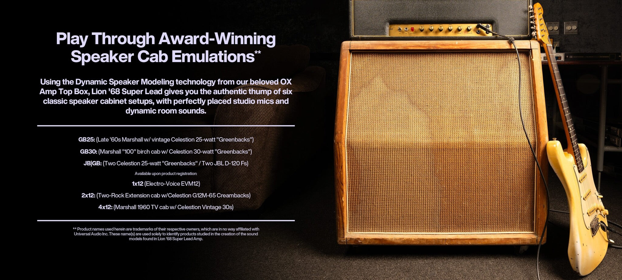 Universal Audio Lion 68 Super Lead Amp