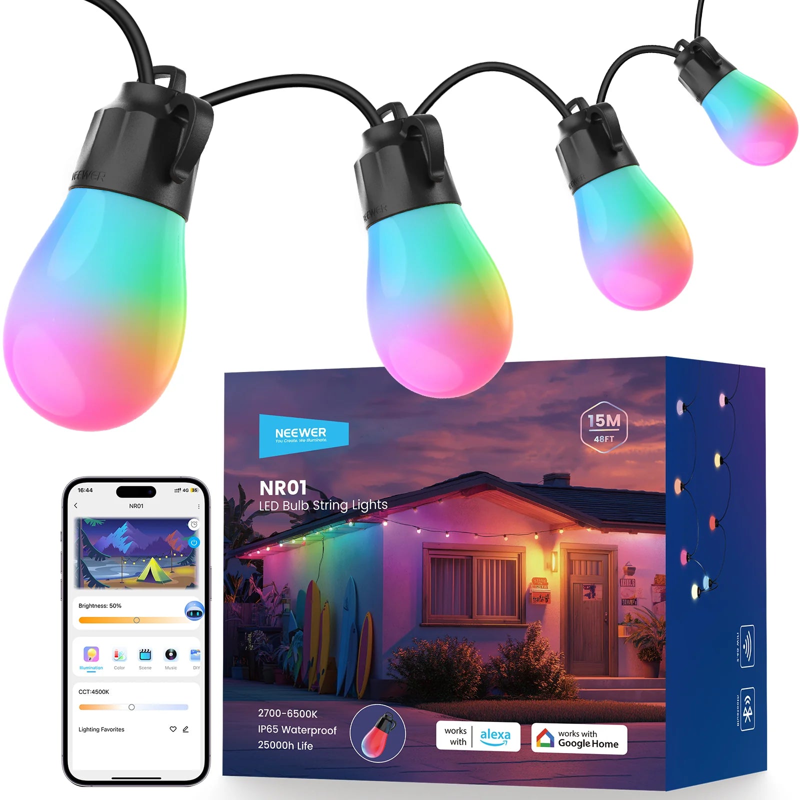 NEEWER NR01-30 RGB LED Ring/Light Accessory