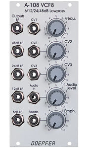 Doepfer A-108 6/12/24/48dB Low Pass Filter