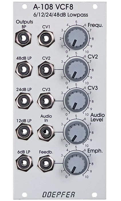 Doepfer A-108 6/12/24/48dB Low Pass Filter