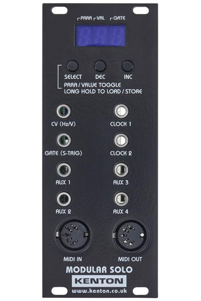Kenton Modular Solo MIDI-CV/ Gate Interface (Module) black