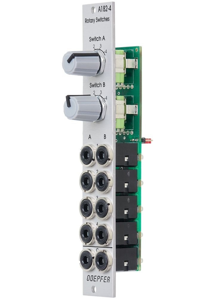 Doepfer A-182-4 Dual 4-1 Rotary Switches