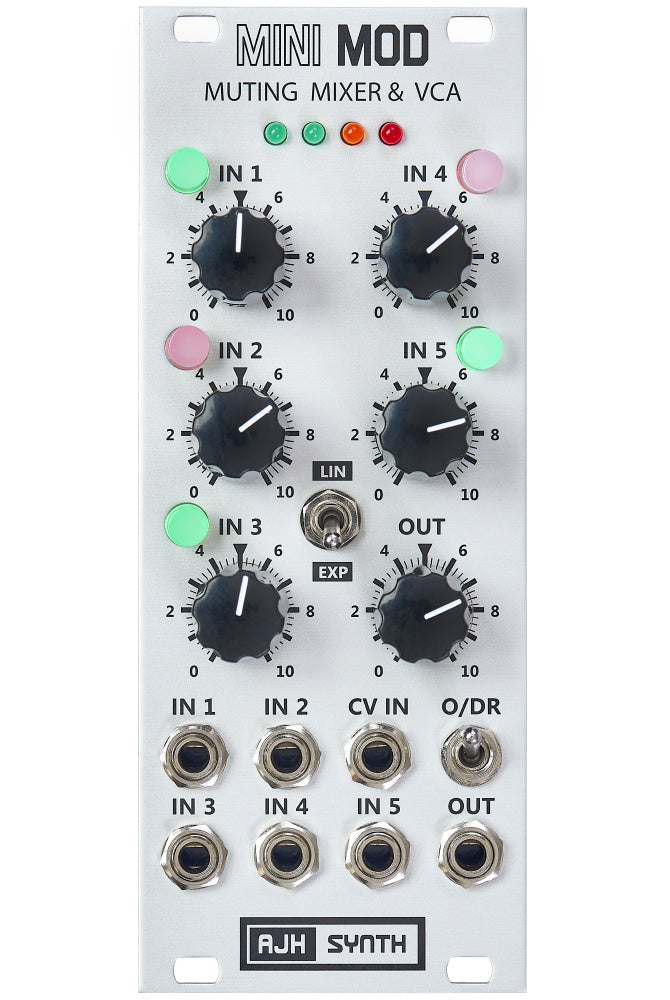 AJH Synth MiniMod Muting Mixer & VCA
