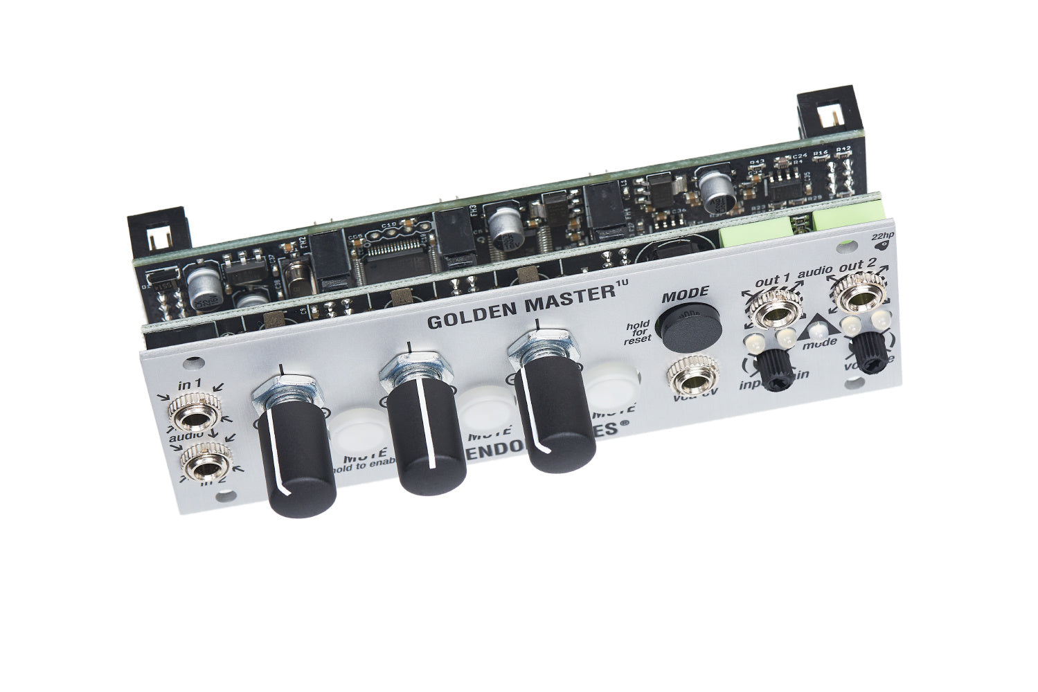 Endorphin.es 1U Golden Master Silver