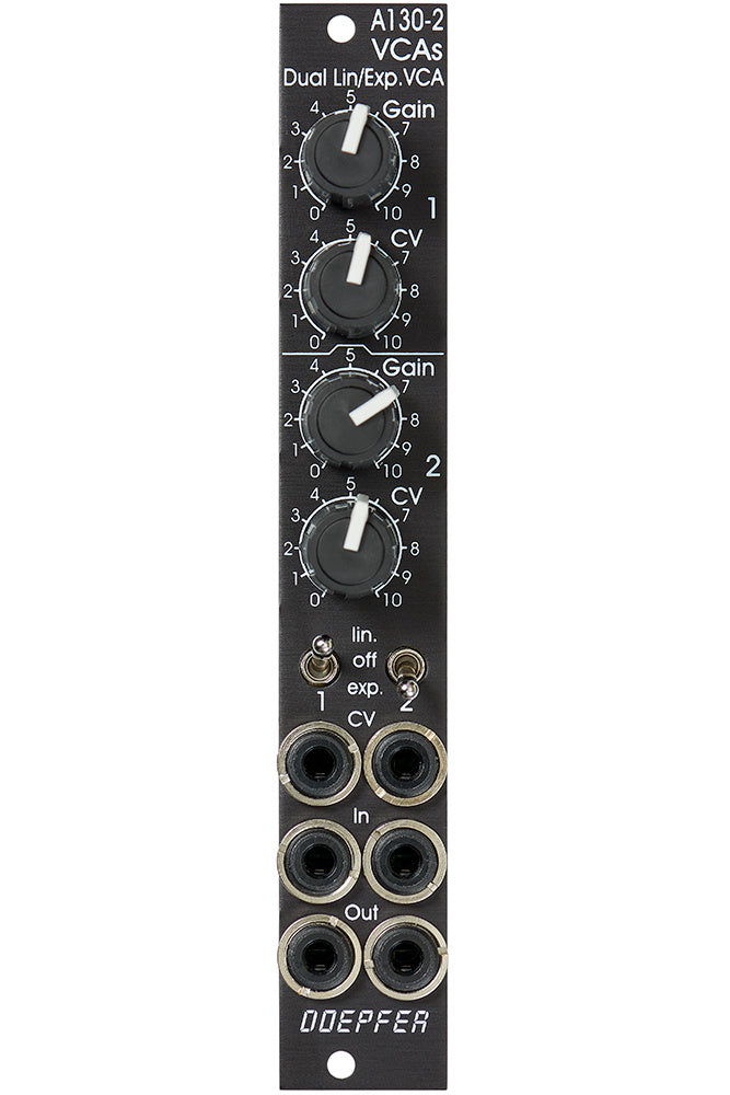 Doepfer A-130-2v Dual lin/log VCA Slim Line Vintage Edition