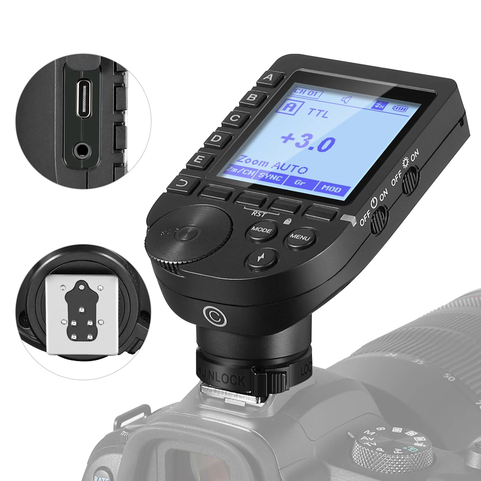 NEEWER QPRO-N TTL Wireless Flash Trigger for Nikon