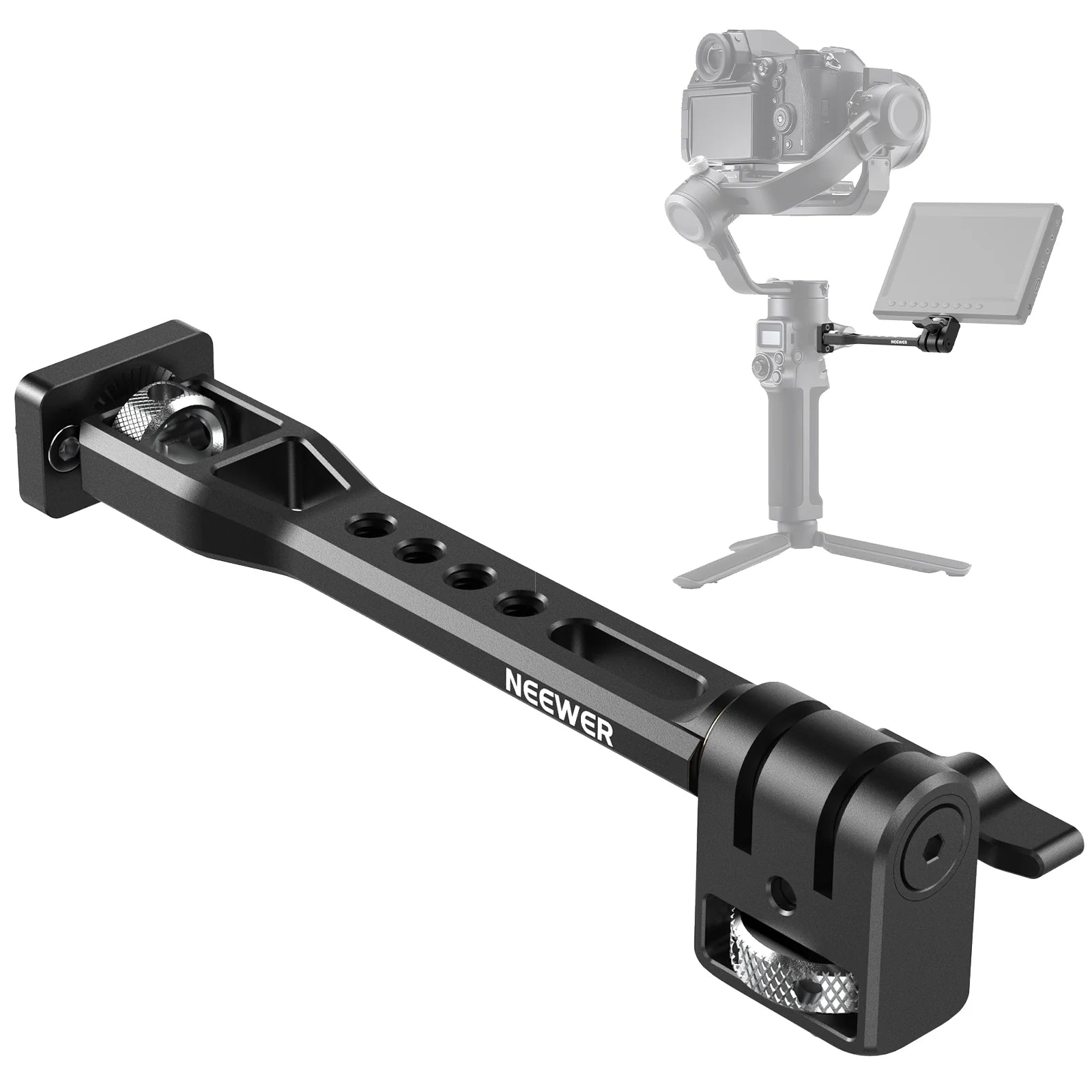 NEEWER GA005 Adjustble Monitor Mount for Selected Dji & Zhiyun & Moza Gimbals.