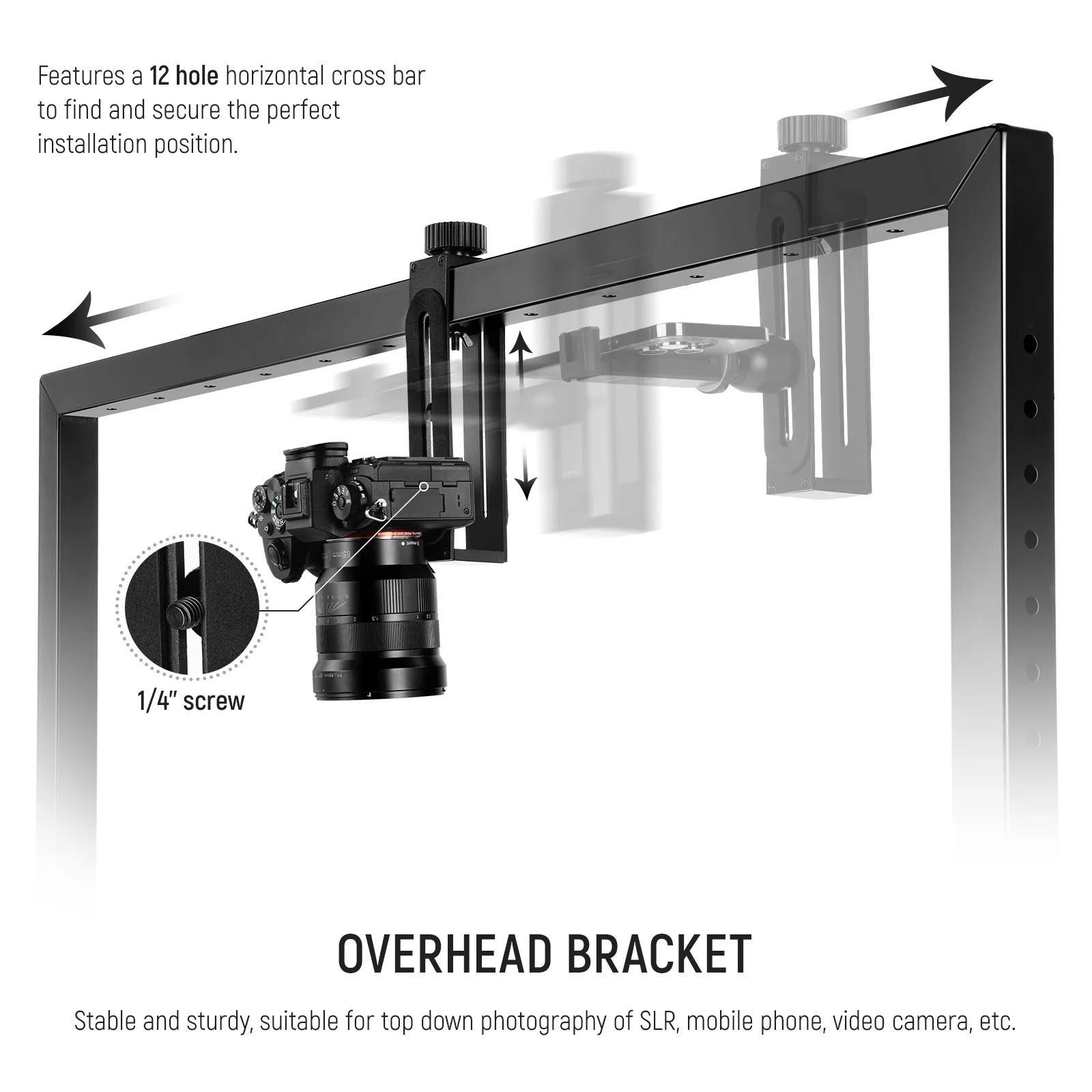 NEEWER ST100 Overhead Table Top Mount Stand
