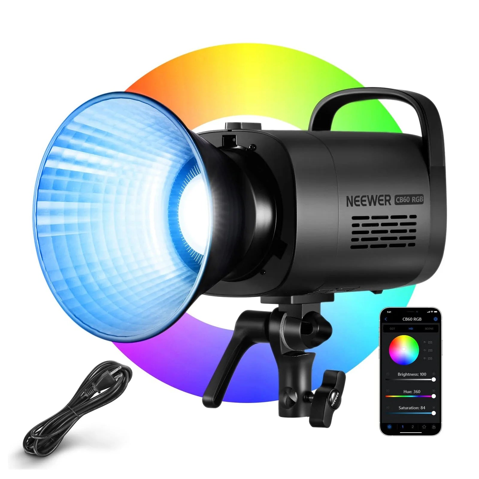 NEEWER CB60RGB RGB LED Video Light