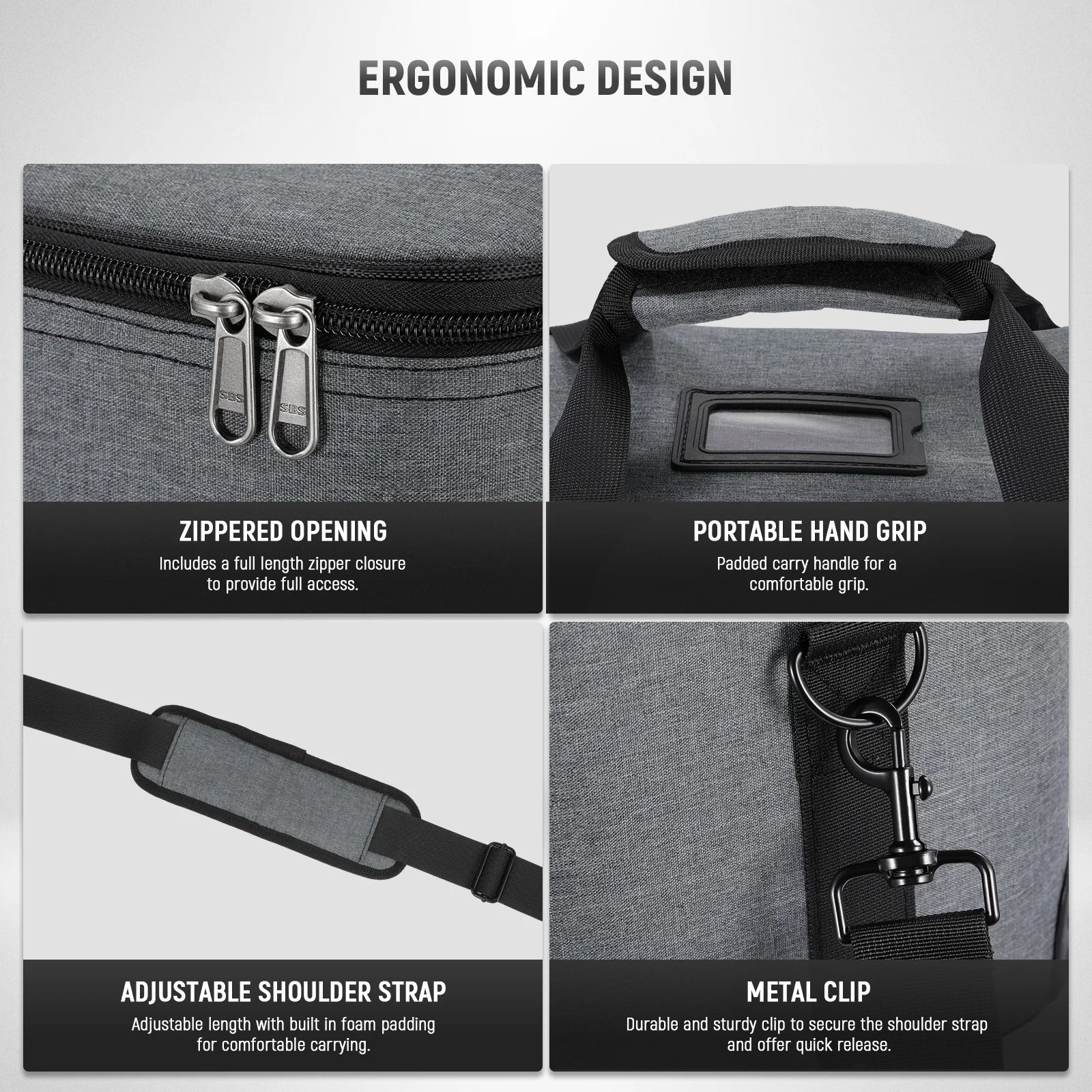 NEEWER PB5 Carrying Bag with Movable Foam Padding