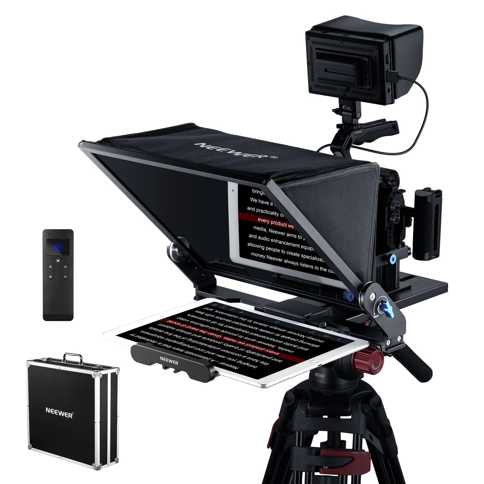 NEEWER X17 II 17 inch Teleprompter with RT113 Remote