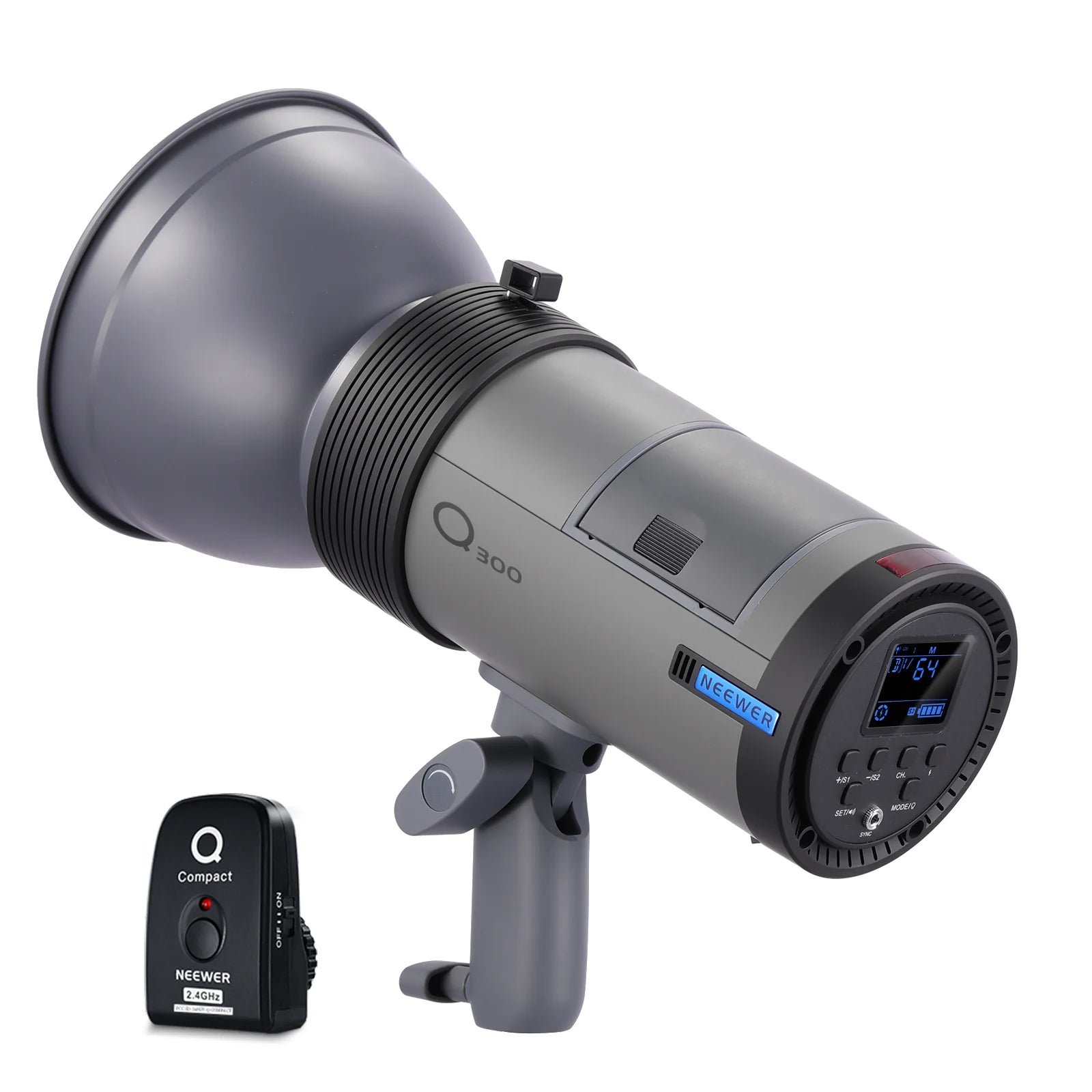 NEEWER Q300 300W 2.4G Outdoor Studio Flash Strobe with Li-ion Battery