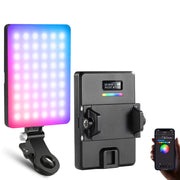 NEEWER VL67C App RGB LED Video Light Kit with Phone Clip