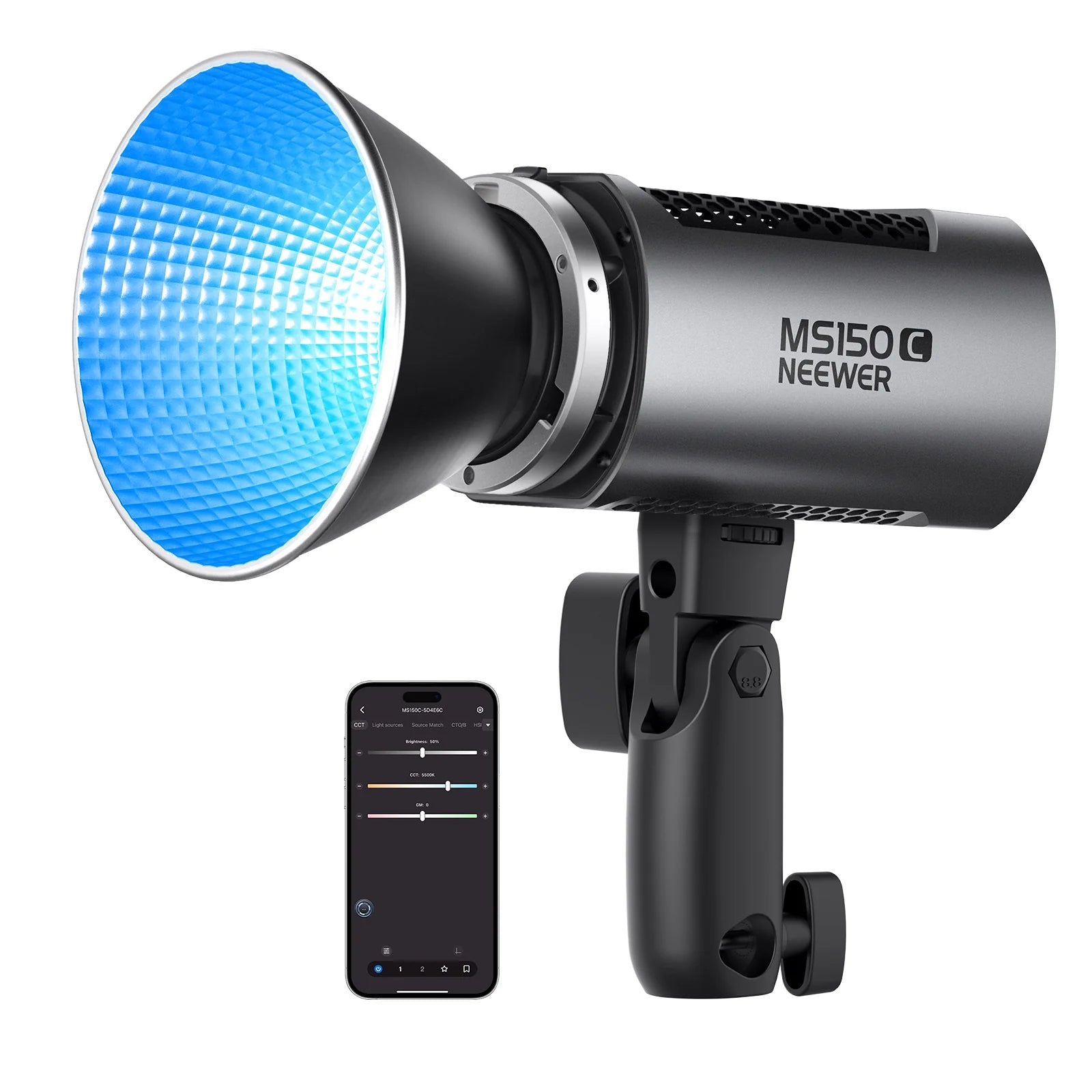 NEEWER MS150C 150W RGB LED Video Light 2700K-6500K