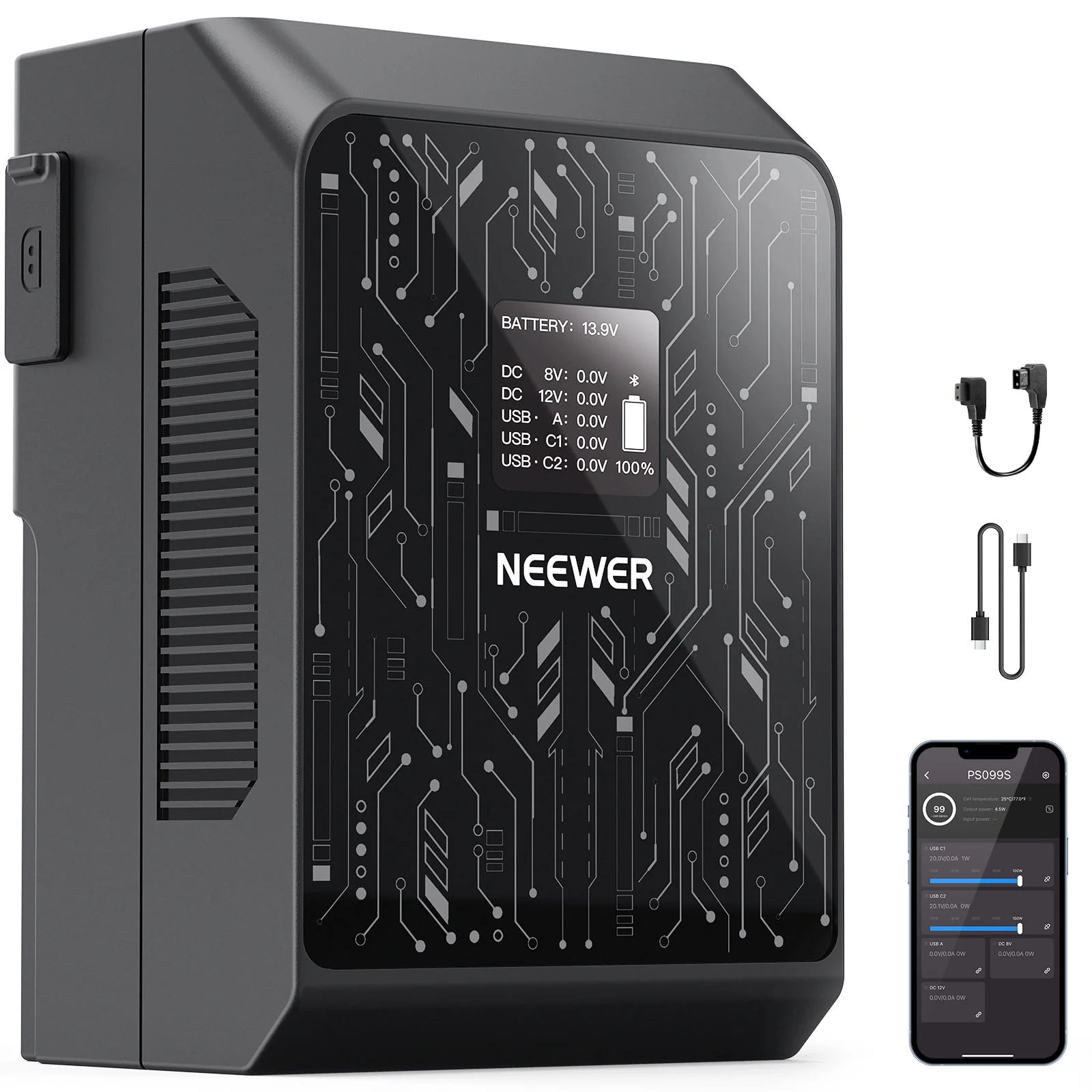 NEEWER PS099S 99Wh V-Mount Battery